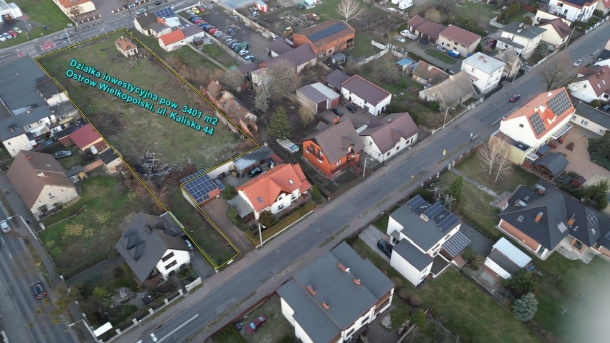 Działka inwestycyjna na sprzedaż Ostrów Wielkopolski, Ostrów Wielkopolski, Kaliska 44  3 401m2 Foto 1