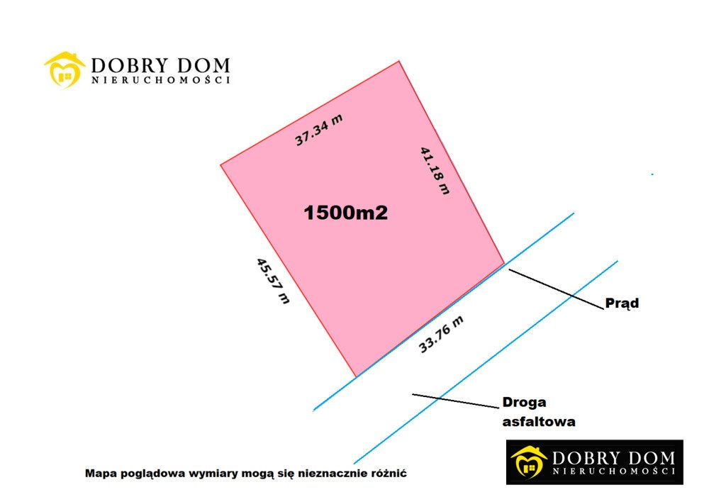 Działka budowlana na sprzedaż Borsukówka  1 500m2 Foto 1