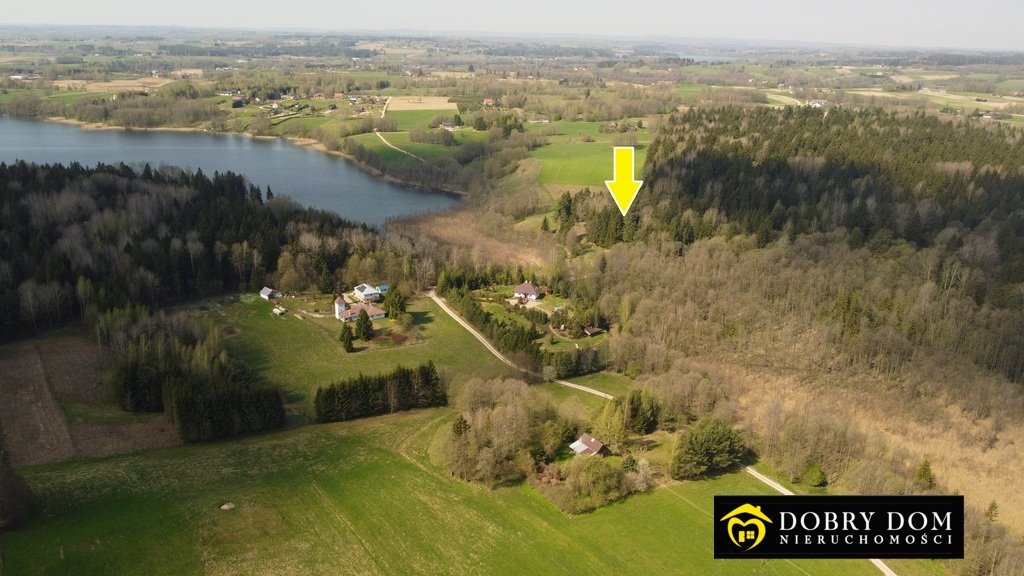 Działka leśna 1226 m² blisko jeziora Białe Filipowskie Filipów  1 226m2 Foto 1