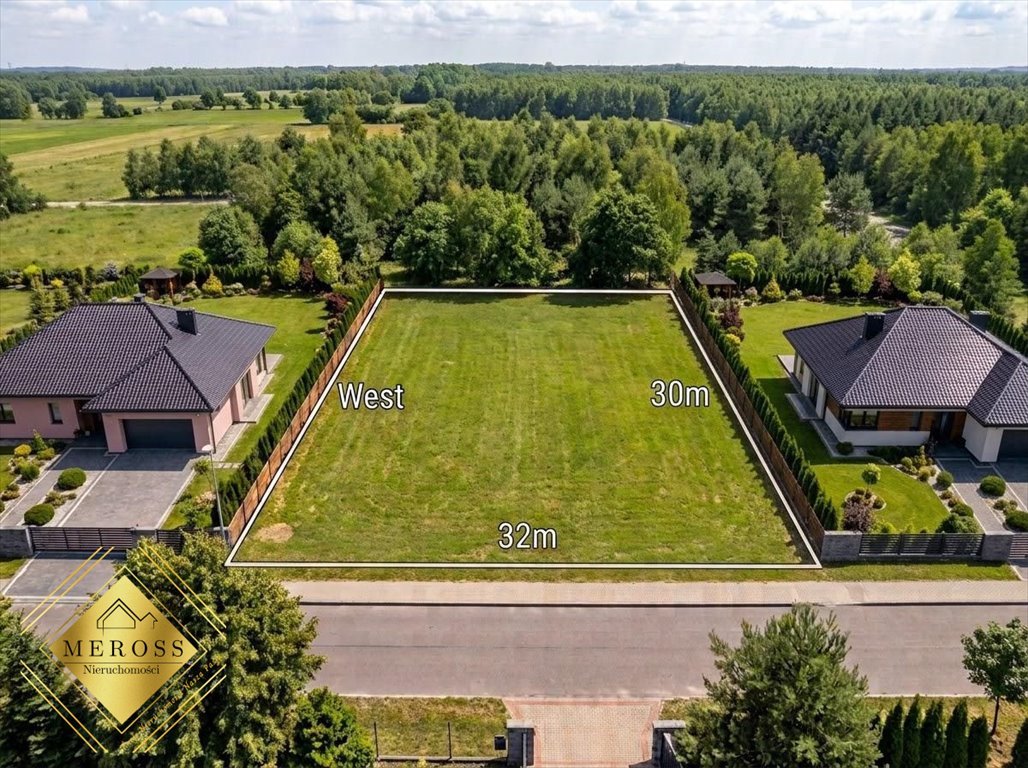 Działka 1024 m² w Borowym - cisza i kontakt z naturą Borowe  1 024m2 Foto 1
