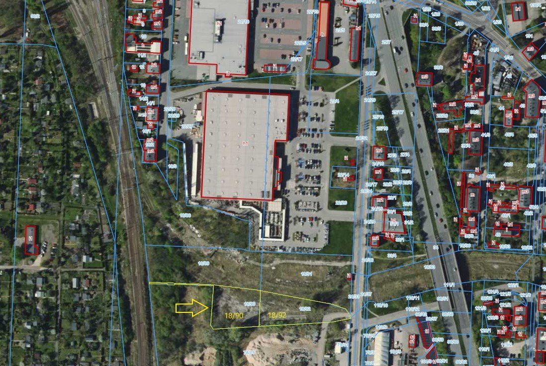 Działka pod inwestycję przy Alei Jana Pawła II, 4702 m² Łódź, Aleja Jana Pawła II  4 702m2 Foto 1