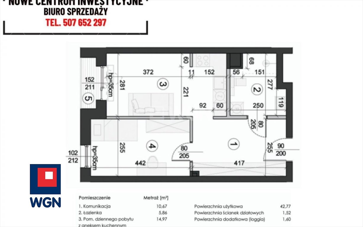 Mieszkanie dwupokojowe na sprzedaż Lublin, Węglin Południowy, Węglin Południowy  44m2 Foto 2