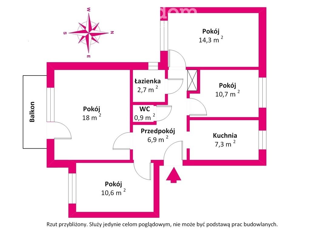 Mieszkanie czteropokojowe  na sprzedaż Biała Podlaska, Piaskowa 16  71m2 Foto 2