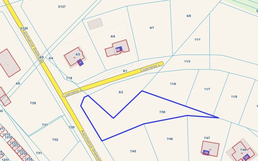 Działka budowlana na sprzedaż Syców, Kazimierza Wielkiego  1 735m2 Foto 1