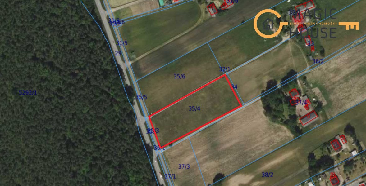Działka 5571 m2 w Borach Tucholskich, pod inwestycję Brzeziny  5 571m2 Foto 1