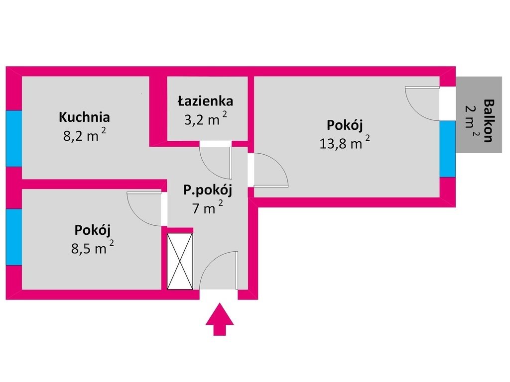 Mieszkanie dwupokojowe na sprzedaż Jarosław, Juliusza Słowackiego  41m2 Foto 4