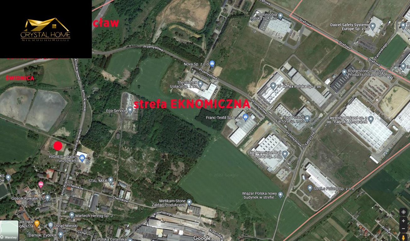 Działka na wynajem w Żarowie z mediami i dużą stabilną powierzchnią Żarów  2 531m2 Foto 1