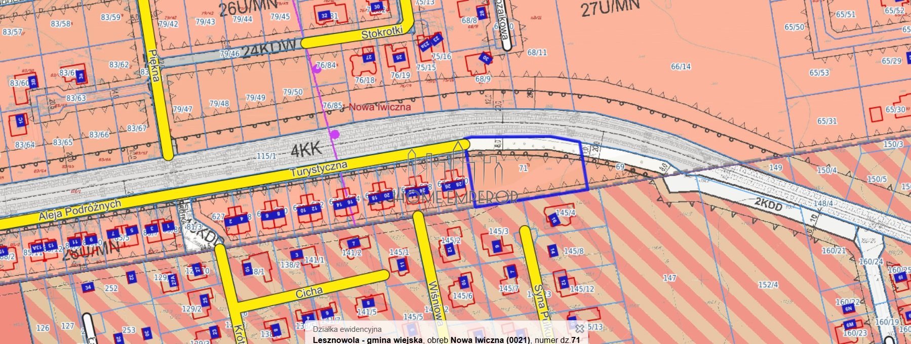 Działka budowlana na sprzedaż Nowa Iwiczna, Turystyczna  2 300m2 Foto 1