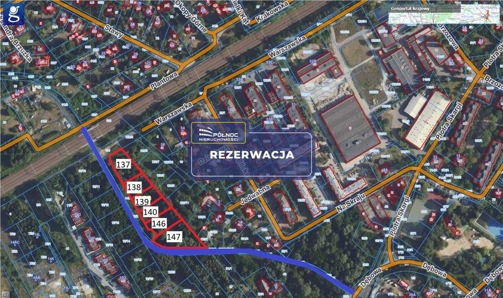 Działka budowlana na sprzedaż Milanówek, Warszawska  1 200m2 Foto 1