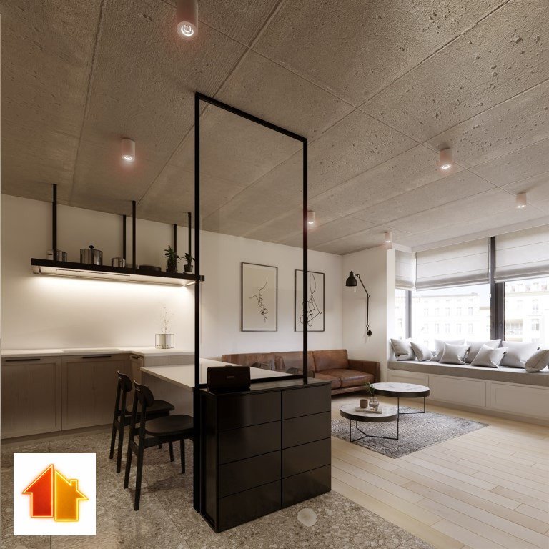 Nowoczesny apartament 44,62 m2 z windą i aranżacją w centrum Bielska Bielsko-Biała, 1 Maja  45m2 Foto 1