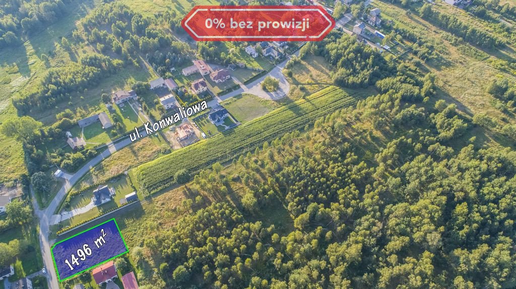 Działka budowlana na sprzedaż Poczesna  1 496m2 Foto 1