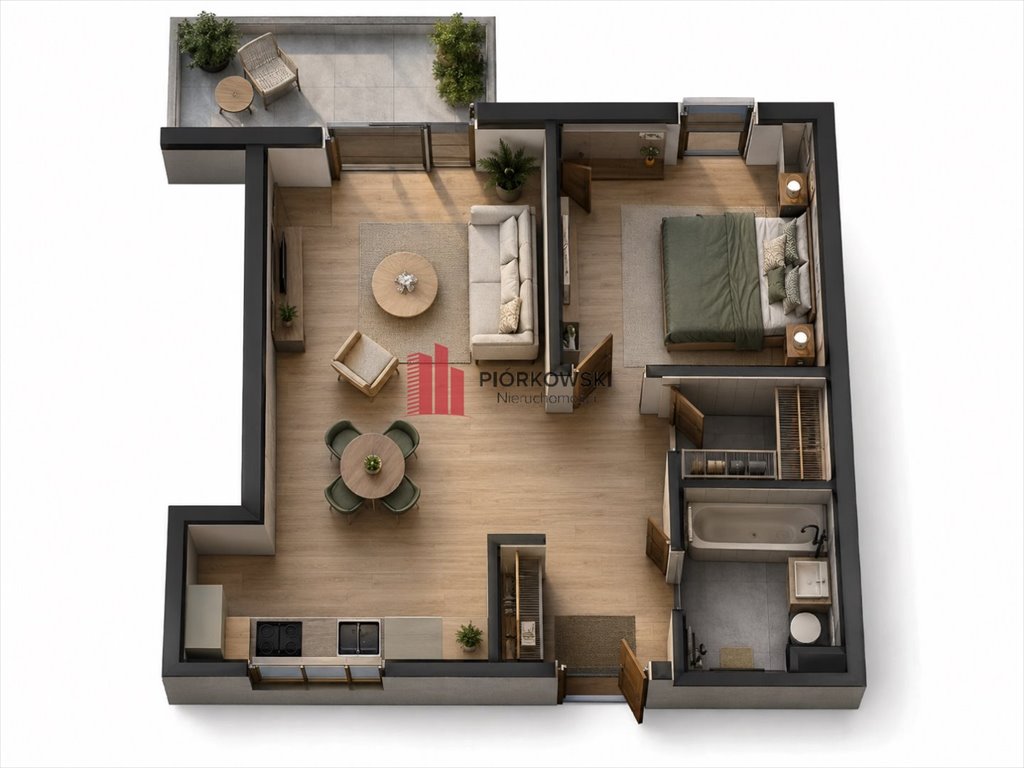 Sprzedam 2-pokojowe mieszkanie 46 m² z balkonem w Warszawie Warszawa, Mokotów, Dolny Mokotów, Stanisława Kierbedzia  46m2 Foto 1