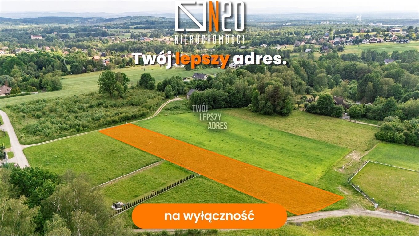 Działka budowlana 2101 m² w Alwerni – idealna pod dom i inwestycję Alwernia, Jutrzenki  2 101m2 Foto 1