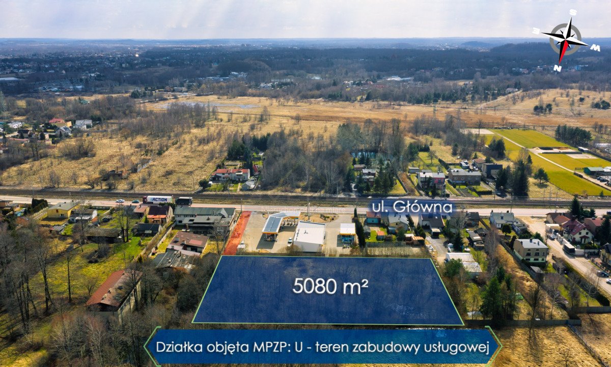 Działka przemysłowo-handlowa na sprzedaż Częstochowa, Gnaszyn-Kawodrza, Główna  5 080m2 Foto 2