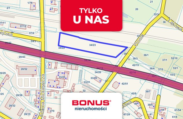 Działka inwestycyjna 5529 m² Wolin – płaska, z mediami Wolin  5 529m2 Foto 1