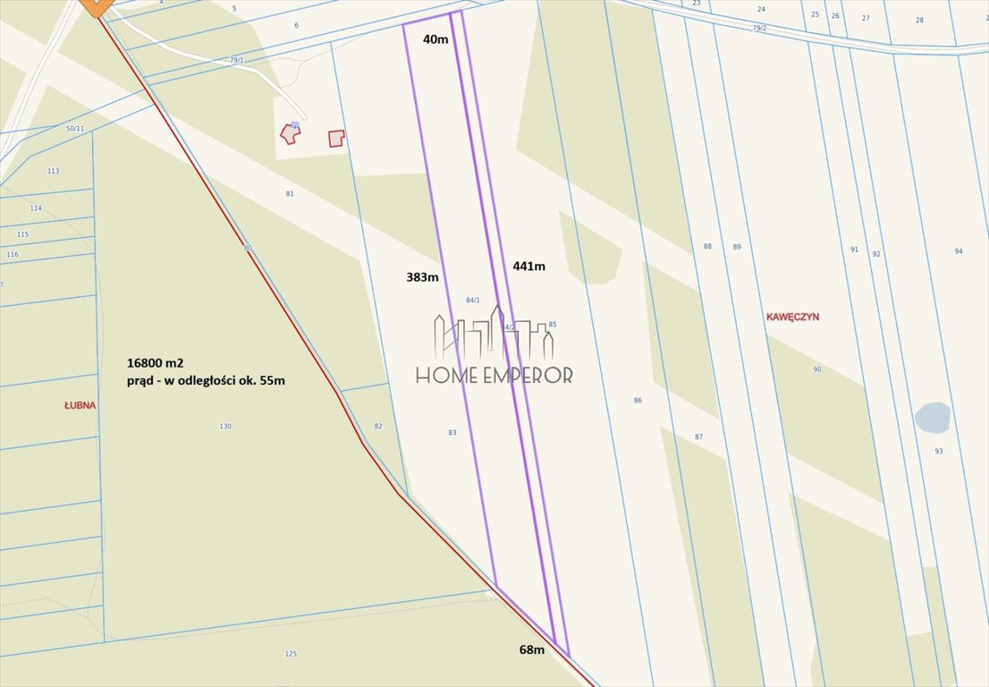 Działka 16 800 m² z mediami i warunkami zabudowy Kawęczyn  16 800m2 Foto 1