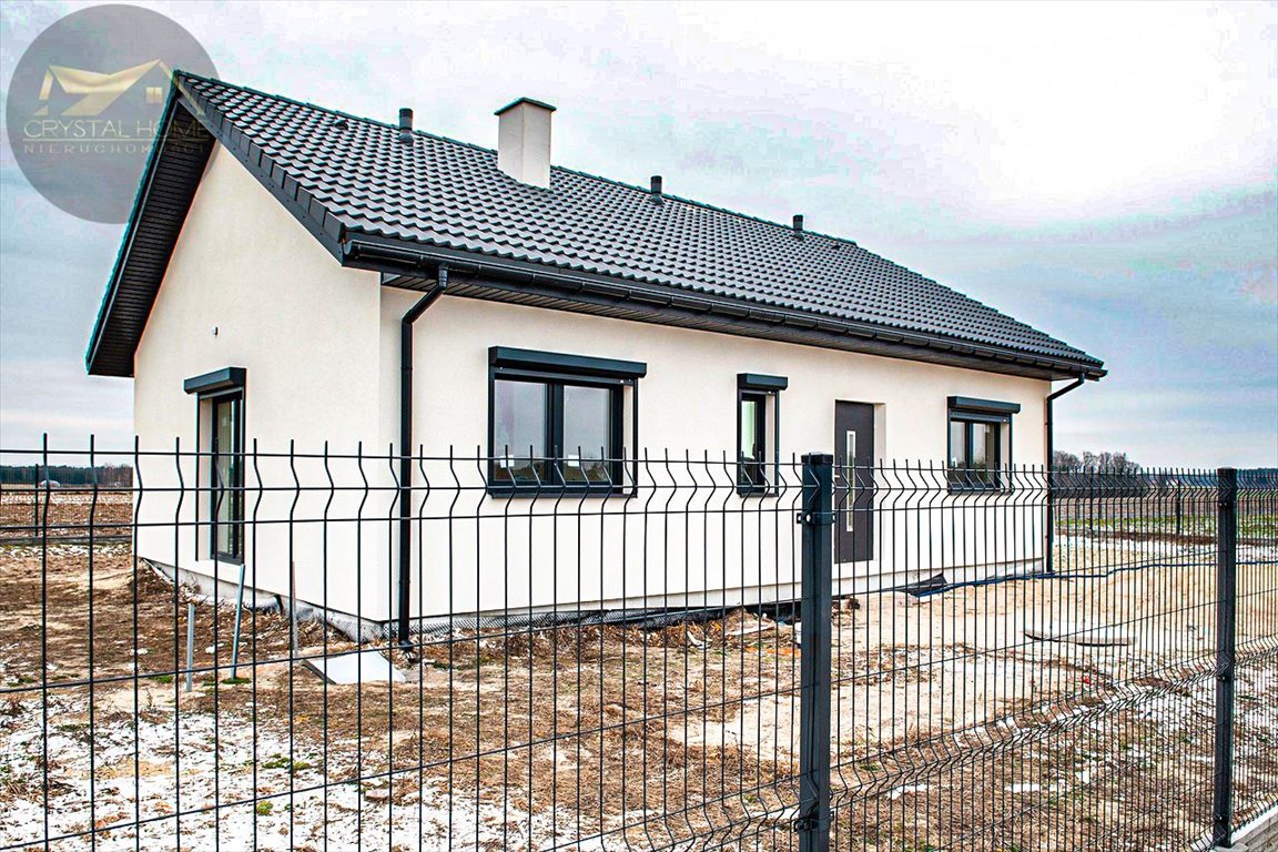 Energooszczędny dom 104 m2 z pompa ciepła i dużą działką Mielęcin  104m2 Foto 1