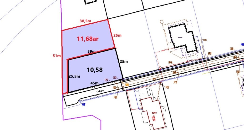 Działka 1058 m² z mediami, las i domy w sąsiedztwie Zabajka  1 058m2 Foto 1