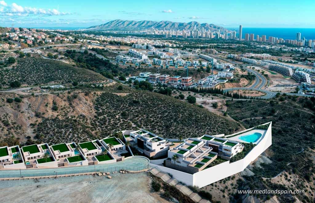 Nowoczesne apartamenty z widokiem na góry i prywatnym ogrodem Hiszpania, Finestrat  90m2 Foto 1