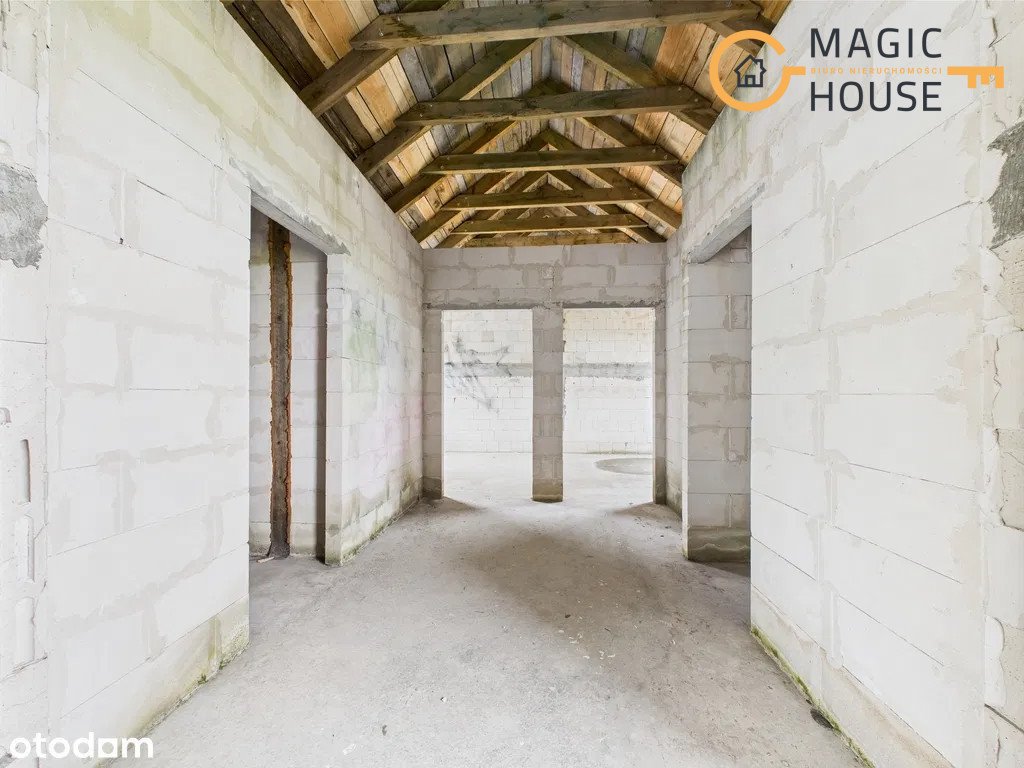 Dom z dużym potencjałem, 234 m2, stan surowy, własna aranżacja Mosty, Lazurowa  234m2 Foto 1