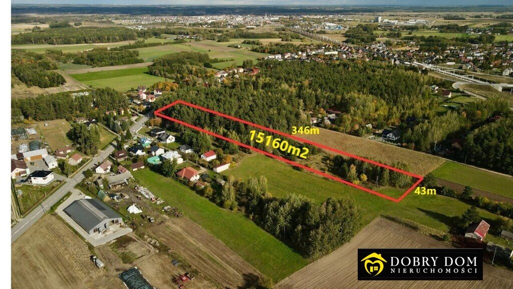 Duża działka 15 160 m² z lasem i mediami - polecam! Łapy  15 160m2 Foto 1
