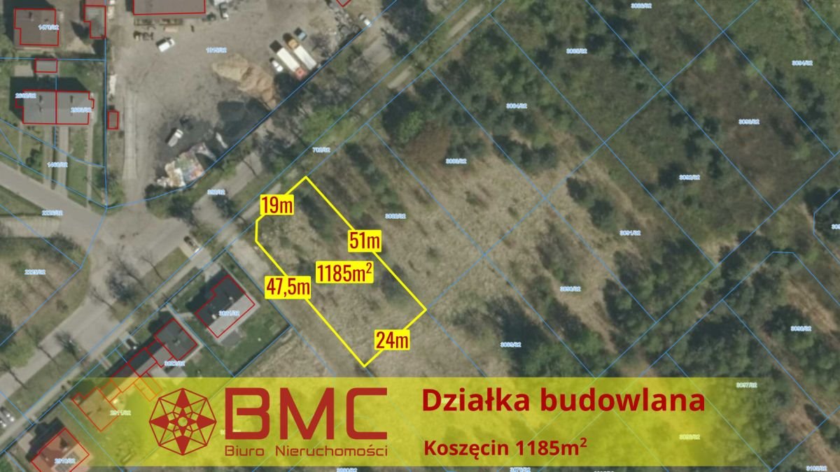 Działka budowlana na sprzedaż Koszęcin, Słowików  1 185m2 Foto 2