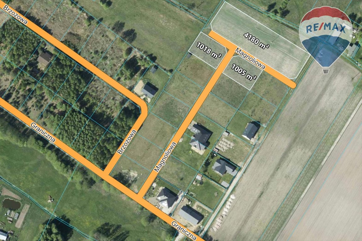 Działka 1005 m² w Benenardzie (blisko park i autostrady) Benenard, Magnoliowa  1 005m2 Foto 1