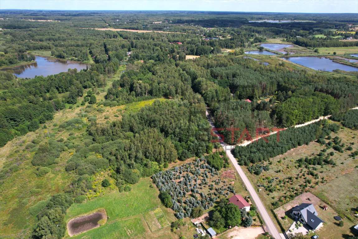 Działka 6100 m² z mediami, las, pod zabudowę w Zboiskach Zboiska  6 100m2 Foto 1