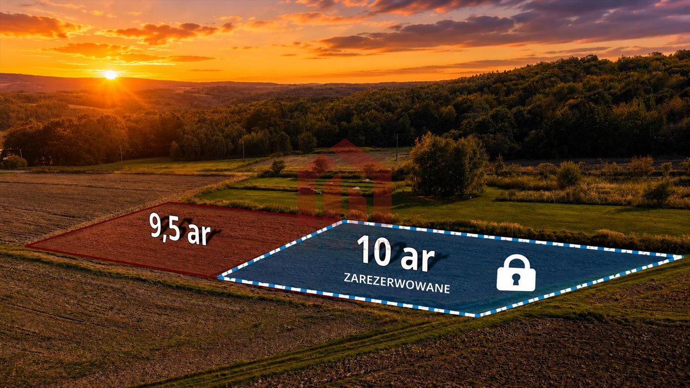 Polecam działkę 950 m² w Wielopolu Skrzyńskim z widokiem na las Wielopole Skrzyńskie  950m2 Foto 1
