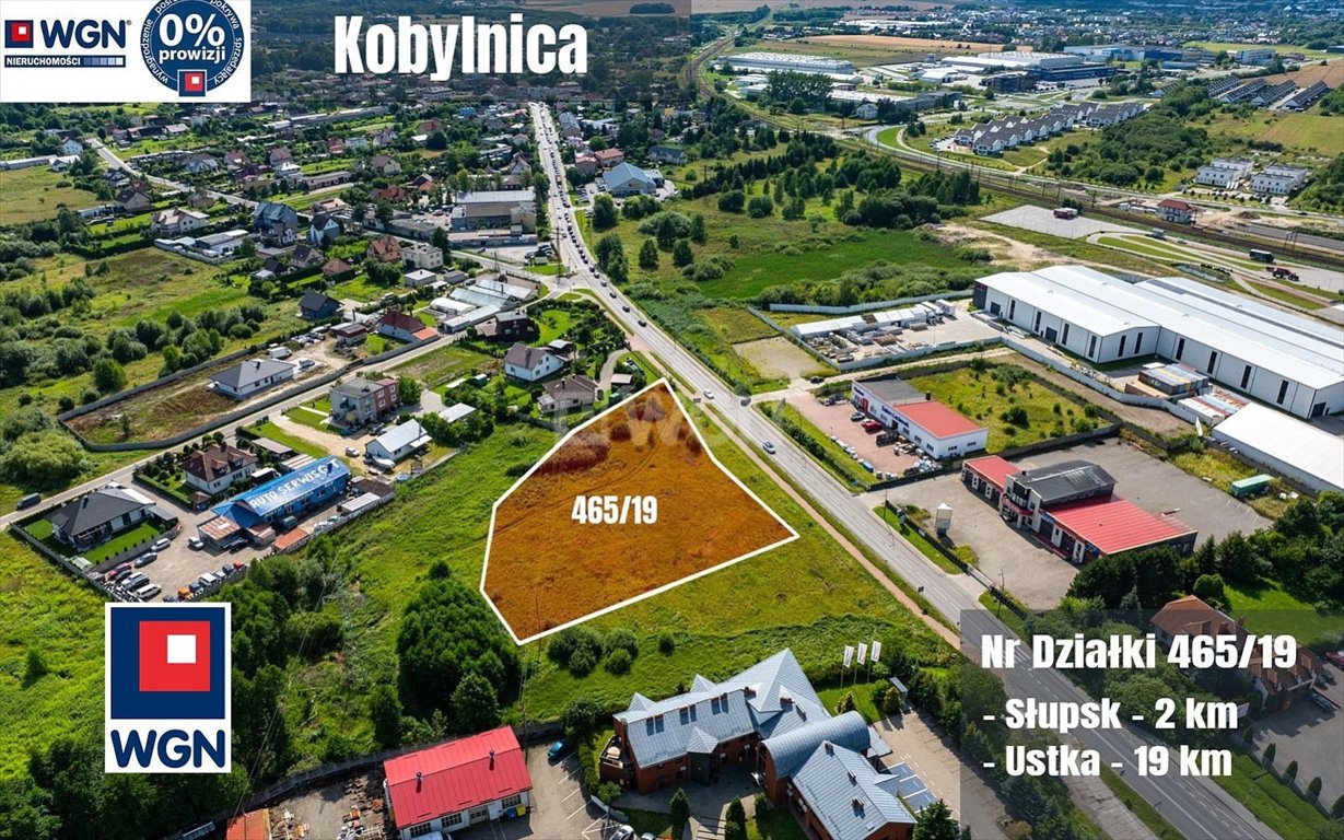 Działka inwestycyjna 4 549 m² przy DK w Kobylnicy Kobylnica, Główna  4 549m2 Foto 1