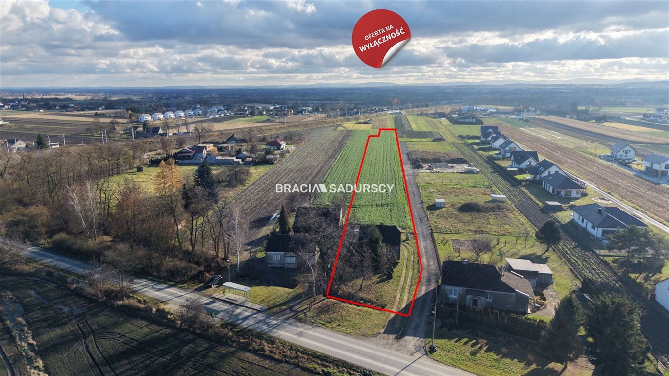 Działka 83 arów z domem i możliwością zabudowy w Krakowie Kraków, Nowa Huta, Pysocice  8 352m2 Foto 1