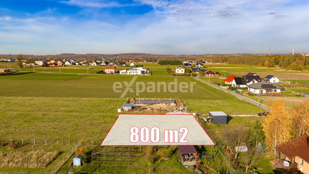 Działka budowlana na sprzedaż Orzesze, Mościska, Makowa  800m2 Foto 1