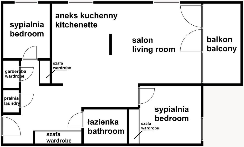 Mieszkanie trzypokojowe na wynajem Kraków, Śródmieście, Grzegórzecka  76m2 Foto 12