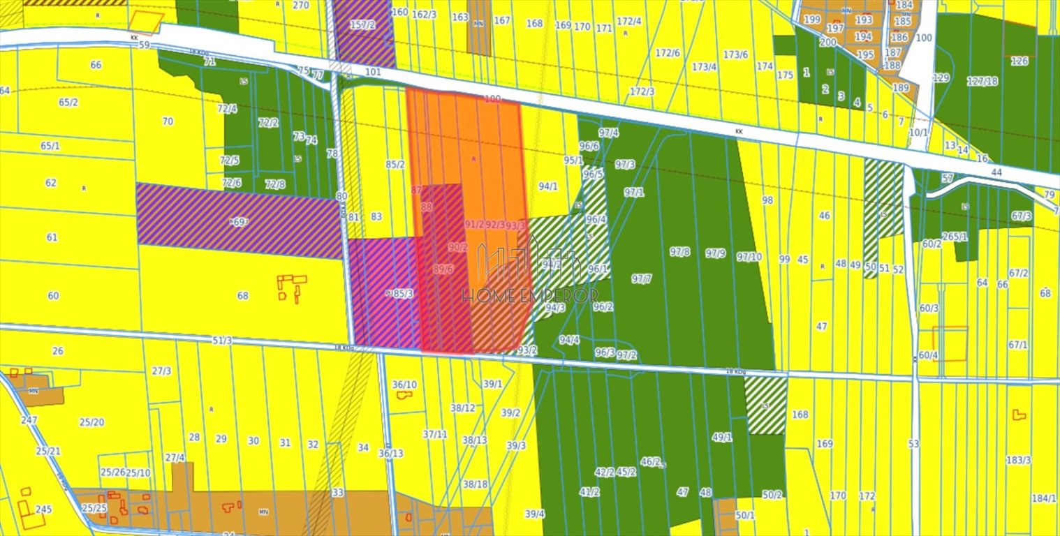 Na sprzedaż działka 88 300 m² z mediami i planem zagospodarowania Komorniki, Warszawska  88 300m2 Foto 1