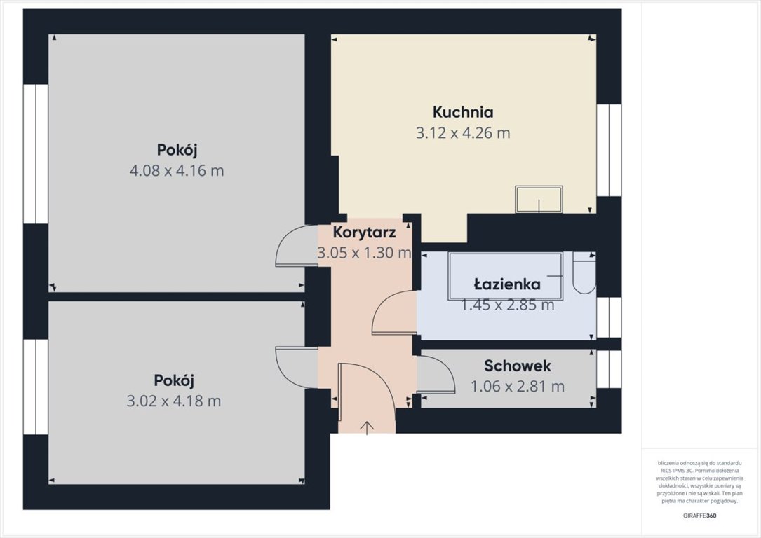 Mieszkanie dwupokojowe na sprzedaż Trankwice  55m2 Foto 1
