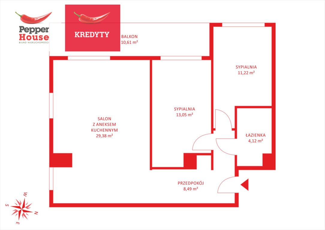 Mieszkanie trzypokojowe na sprzedaż Gdańsk, Zaspa, Leszczyńskich  66m2 Foto 1
