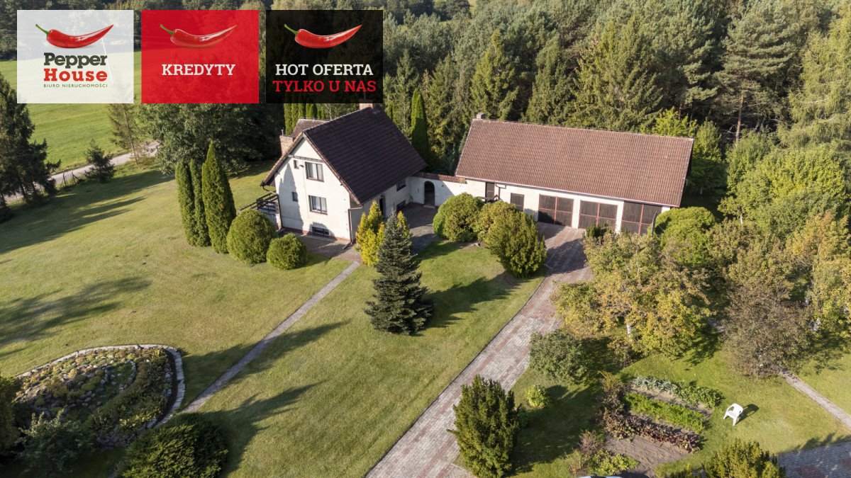 Urokliwy dom z lasem i dostępem do rzeki w Kaszubach Bartoszylas  61 200m2 Foto 1
