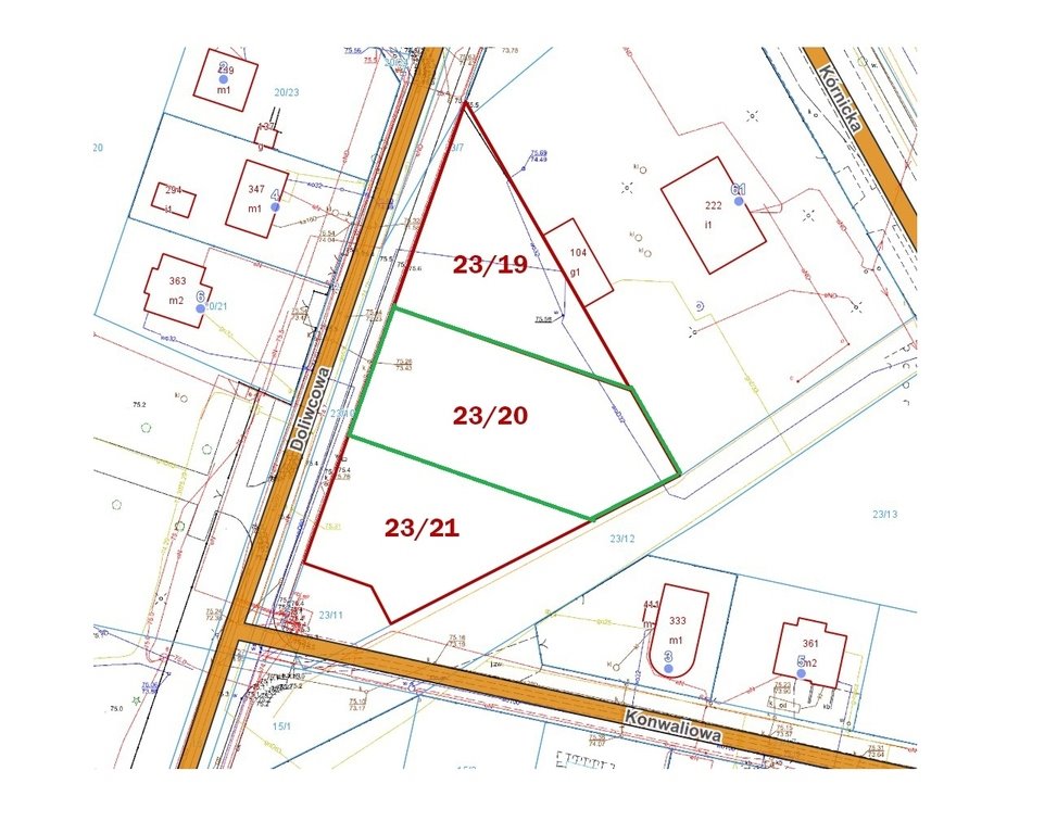 Działka budowlana na sprzedaż Jeziory Małe  1 042m2 Foto 1