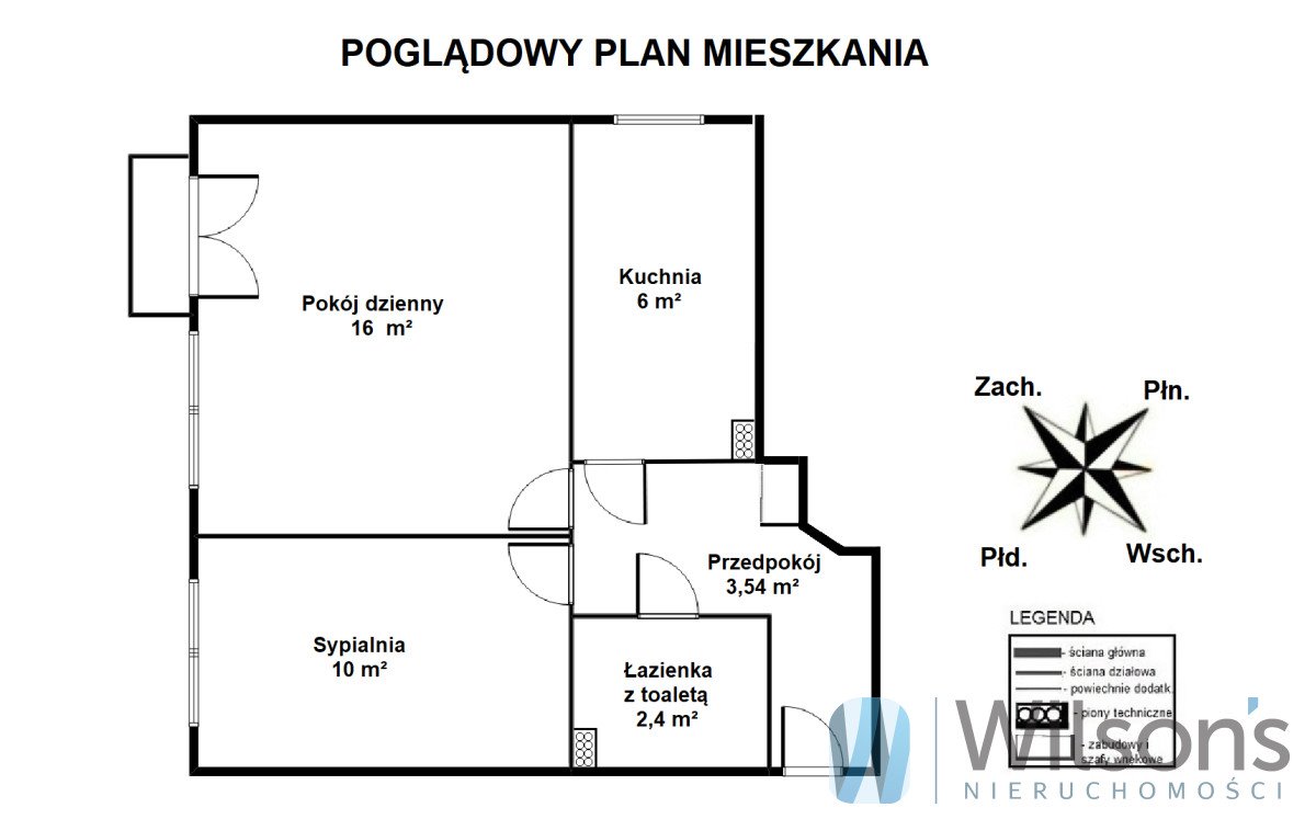 Mieszkanie dwupokojowe na sprzedaż Warszawa, Śródmieście Solec, Koźmińska  38m2 Foto 2