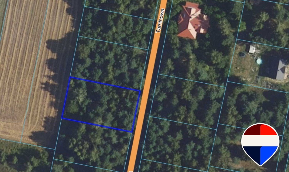 Działka 1434 m² pod dom w spokojnej okolicy z szybkim dojazdem Żyrardowski, Tarninowa  1 434m2 Foto 1