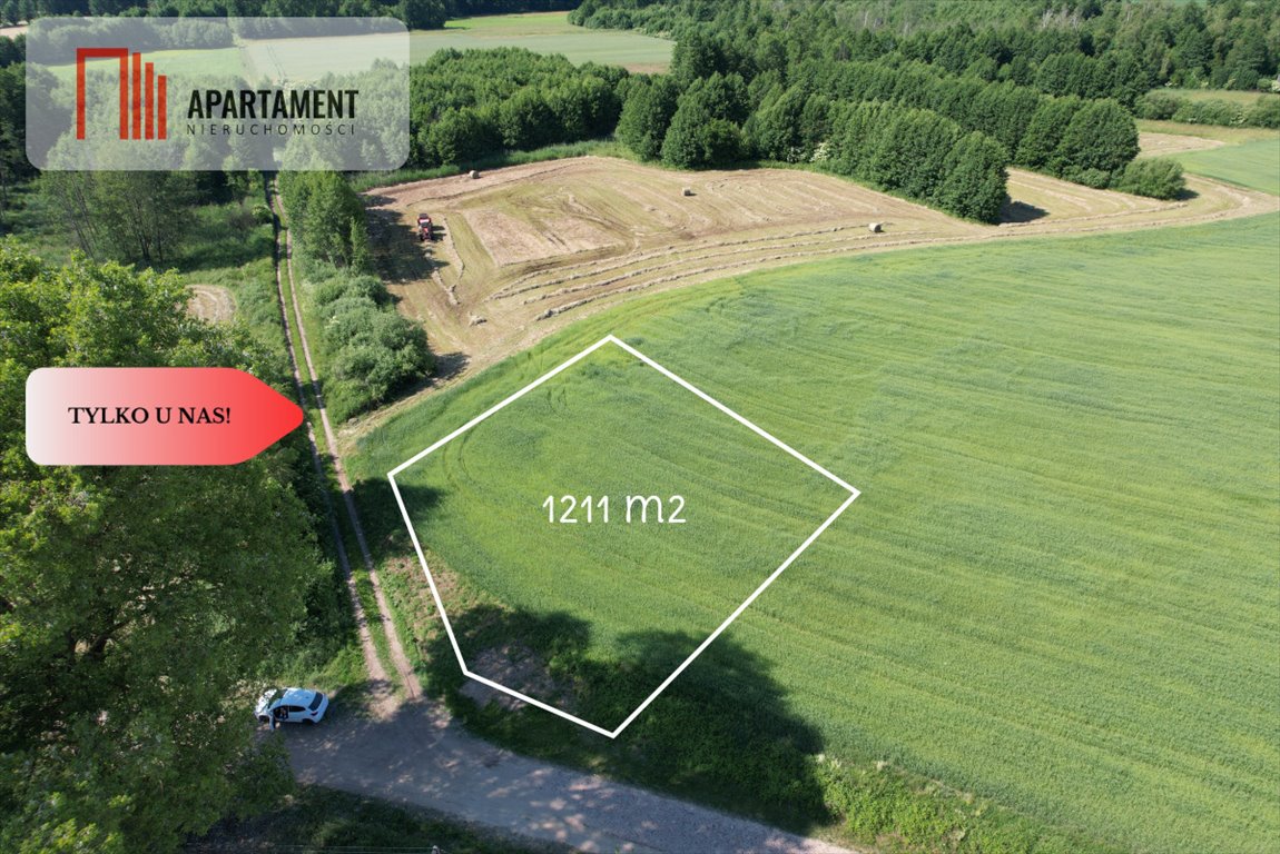 Działka budowlana 1211 m² w Kęsowie z warunkami zabudowy Kęsowo  1 211m2 Foto 1