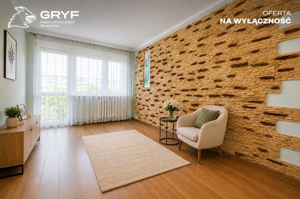 Do sprzedania nowoczesne 2-pokojowe mieszkanie 36,5 m² z balkonem w Słupsku Słupsk, Królowej Jadwigi  37m2 Foto 1