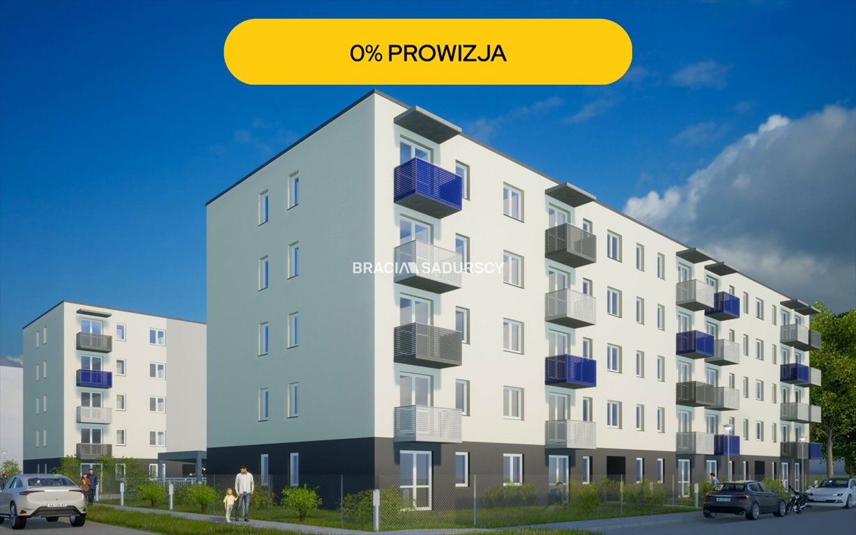Na sprzedaż nowoczesne 3-pokojowe mieszkanie z tarasem i garażem Kraków, Bieżanów-Prokocim, Osiedle Złocień, Osiedle Złocień  52m2 Foto 1