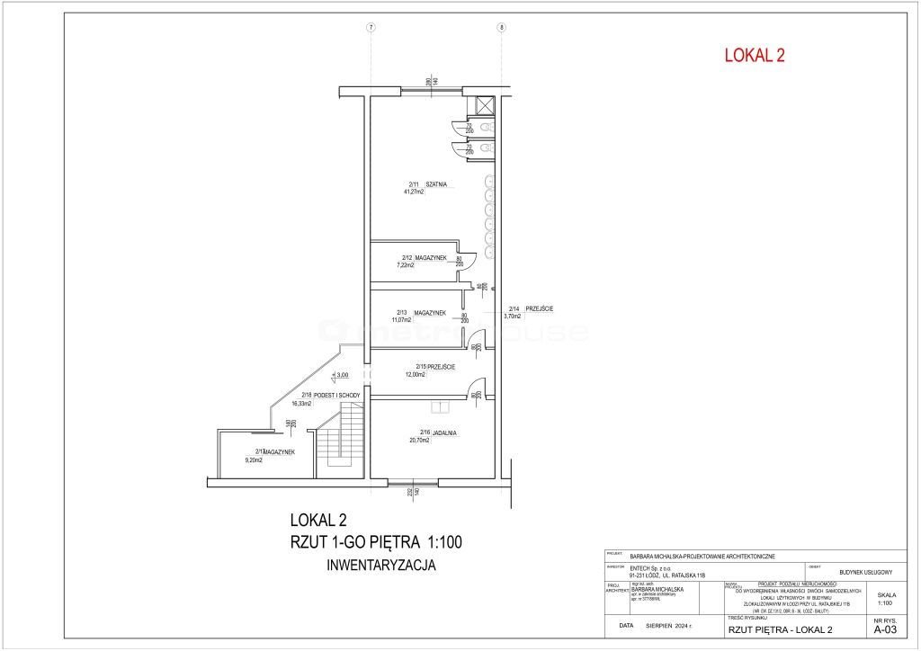 Lokal użytkowy na sprzedaż Łódź, Ratajska  660m2 Foto 8