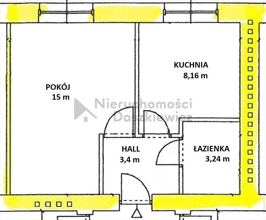 Kawalerka na wynajem Warszawa, Praga-Południe, Grochów, Dwernickiego  30m2 Foto 9