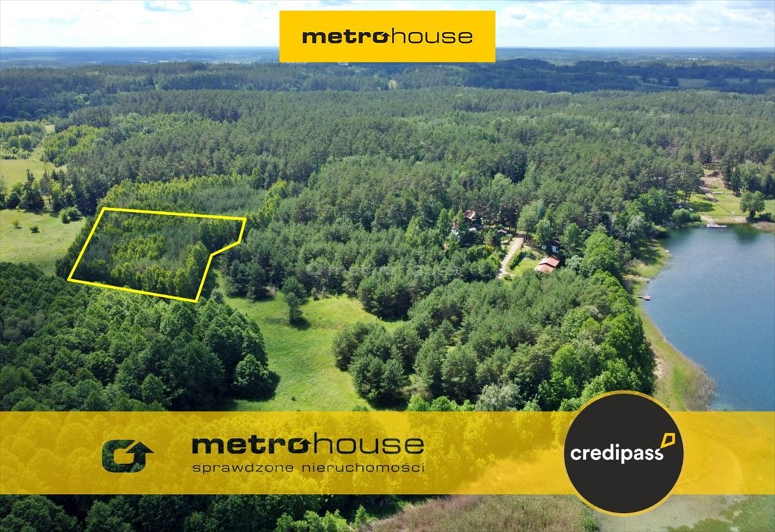 Na sprzedaż działka 7821 m² blisko jeziora w Nartach Narty, Brzozowa  7 821m2 Foto 1
