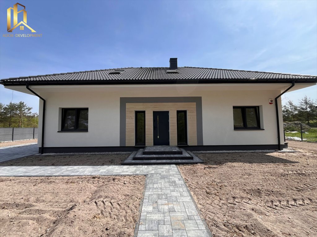 Nowoczesny dom 136,8 m² z tarasem i ogrodem w Piskórce Piskórka  137m2 Foto 1