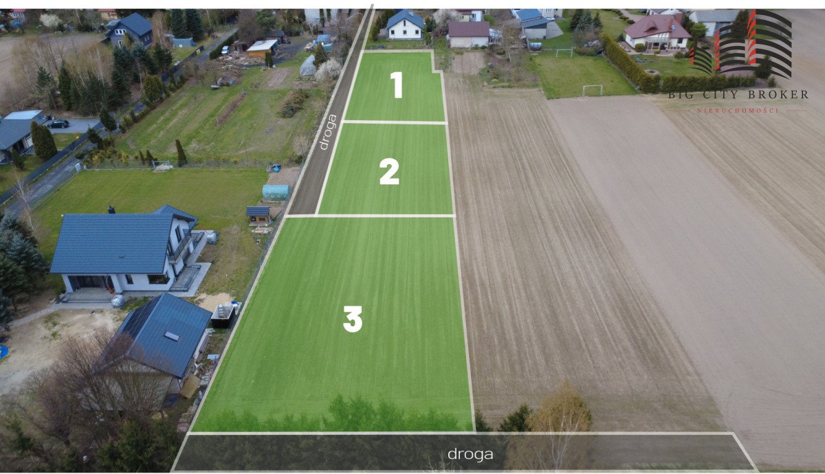 Działki budowlane w Spiczynie, 1000 m², blisko natury Spiczyn  1 001m2 Foto 1