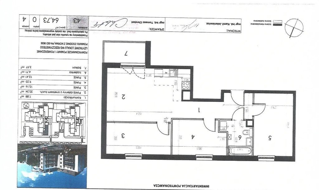 Mieszkanie czteropokojowe  na sprzedaż Piaseczno  64m2 Foto 10