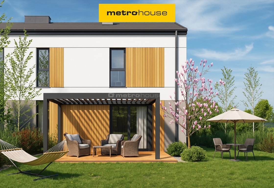 Nowoczesny dom 108 m² z ogrodem i ogrzewaniem podłogowym Łęczna  108m2 Foto 1